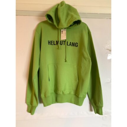 Helmut Lang Men's Green Hoodie