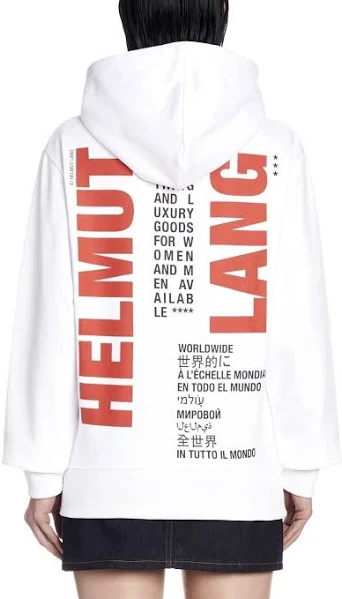 NWT Helmut Lang Worldwide Impress Hoodie