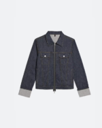 Helmut Lang Cuffed Denim Trucker Jacket