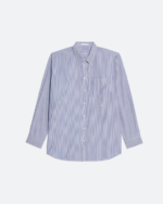 Helmut Lang Oversized Striped Poplin Shirt