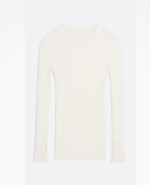 Helmut Lang Ribbed Long-Sleeve Top Sweatshirt