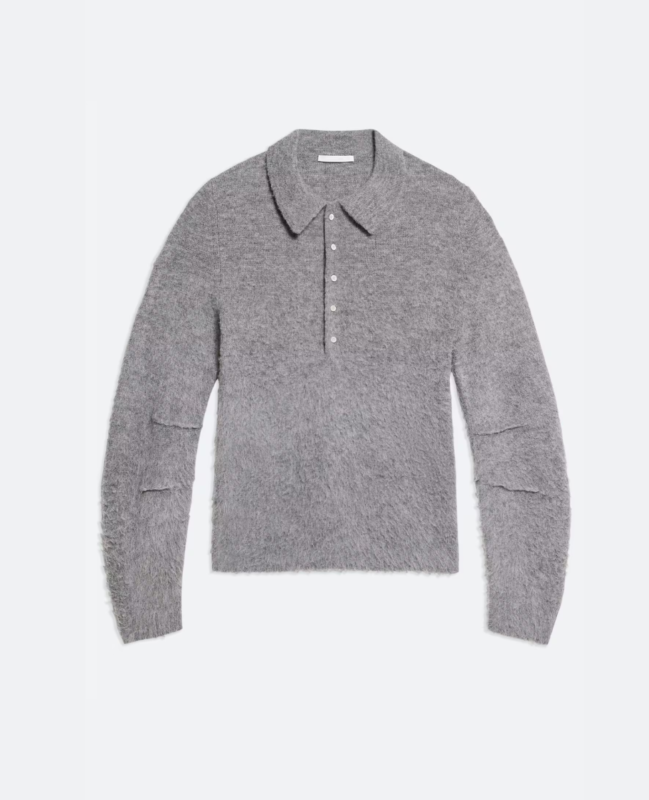 Helmut Lang Apex Brushed Polo Sweatshirt