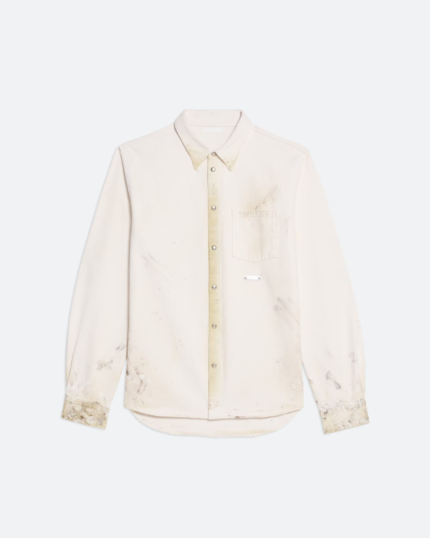 Helmut Lang Painted Ecru Shirt