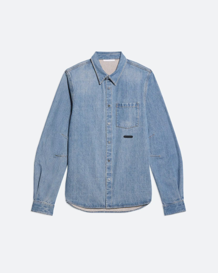 Helmut Lang Curved Classic Denim Shirt