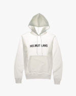 Helmut Lang Logo White Hoodie: