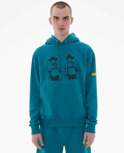  Helmut Lang Scribble Logo Hoodie