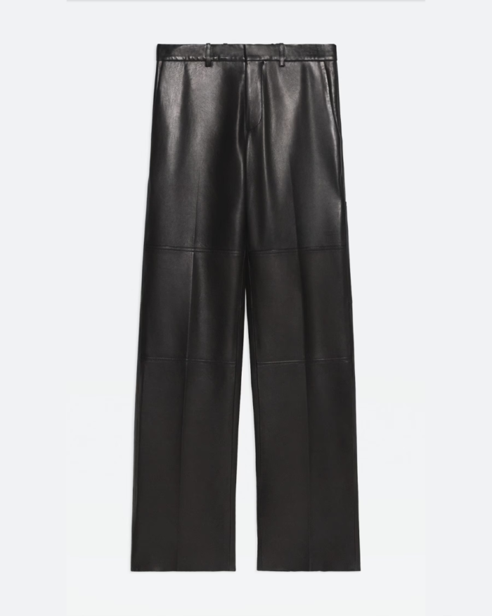 Helmut Lang Leather Carpenter Pants